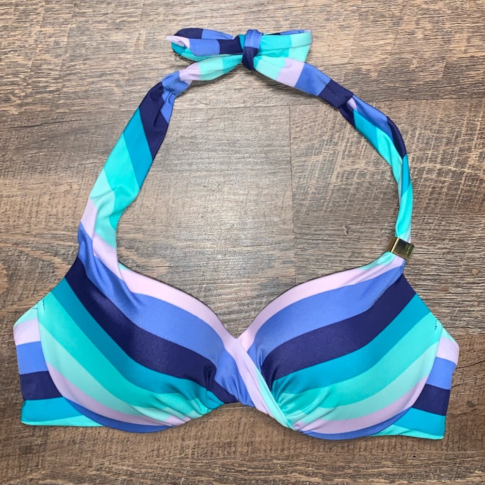 Victoria's Secret Unforgettable Demi Bikini Top Women's 34B Underwire Swimsuit